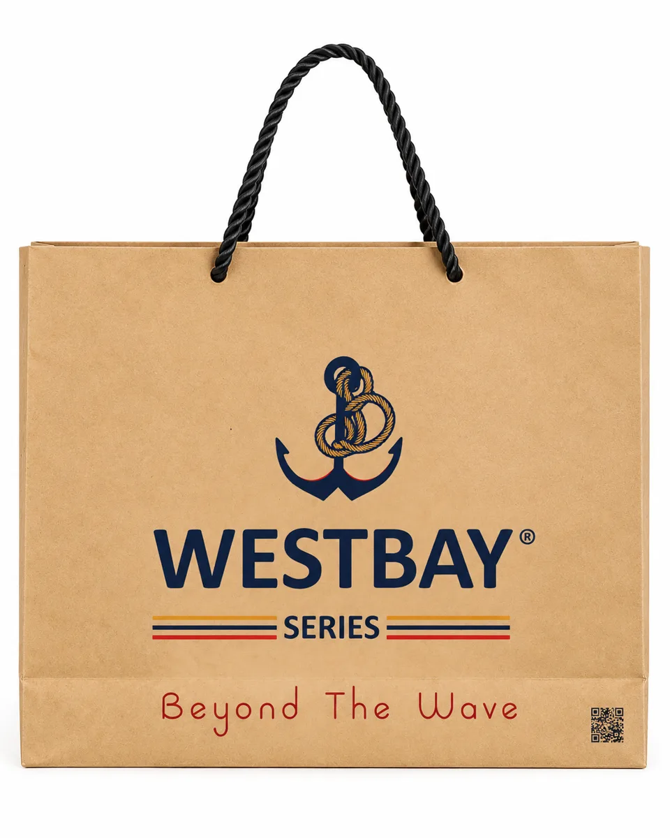 Sac papier kraft Westbay, vue de face